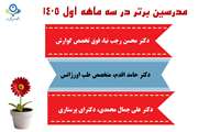 مدرسین برتر سه ماهه اول 1405